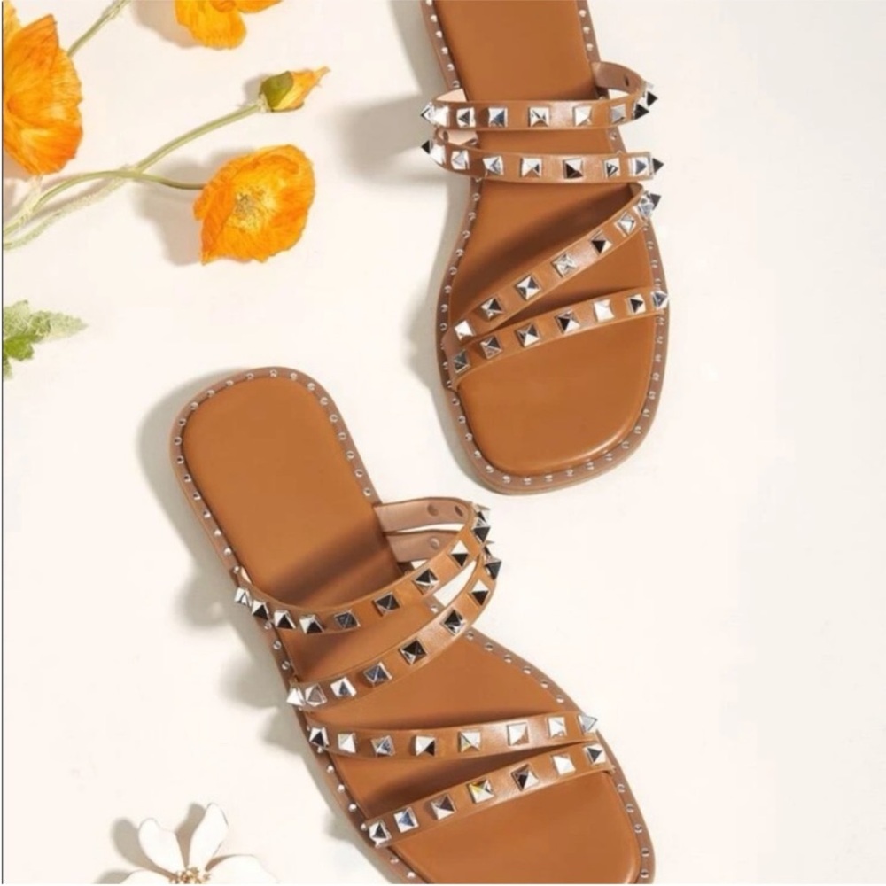 SHEIN Studded Sandals
